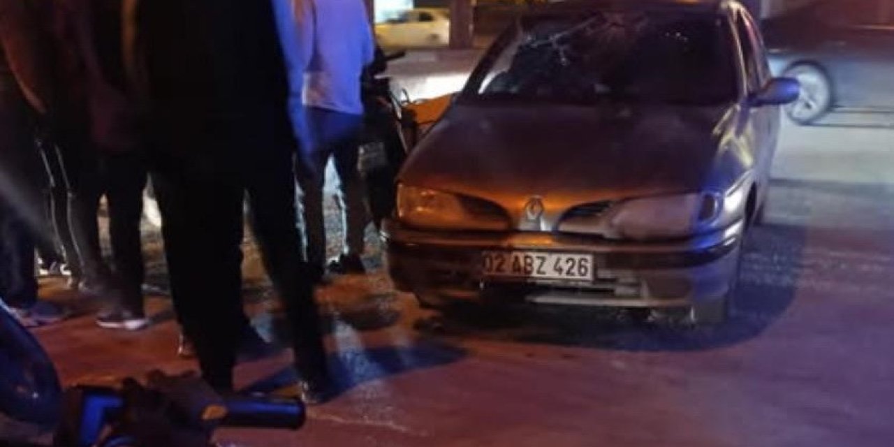 Adıyaman'da motosiklet ile otomobil çarpıştı: 1 yaralı