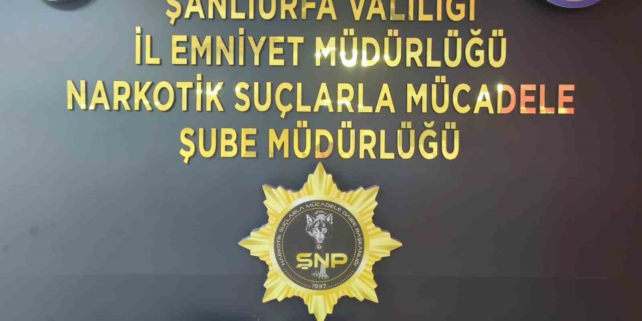 Şanlıurfa’da uyuşturucu operasyonu: 1 kişi tutuklandı