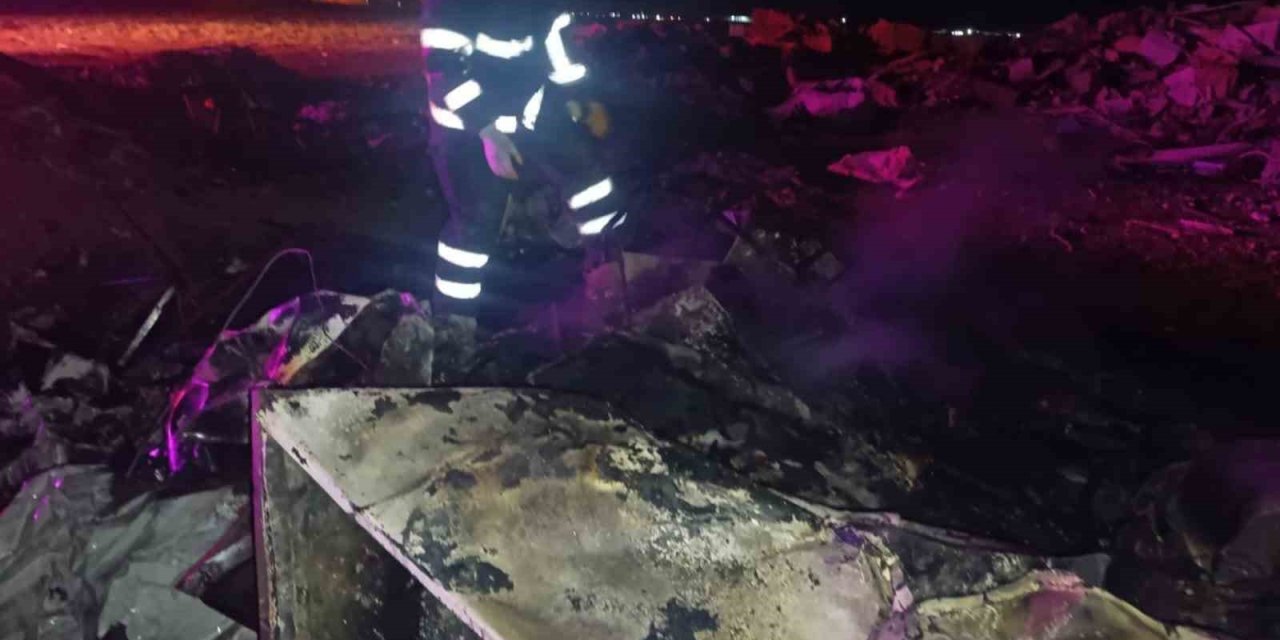 Mardin’de hurdalık alanda çıkan yangın kontrol altına alındı