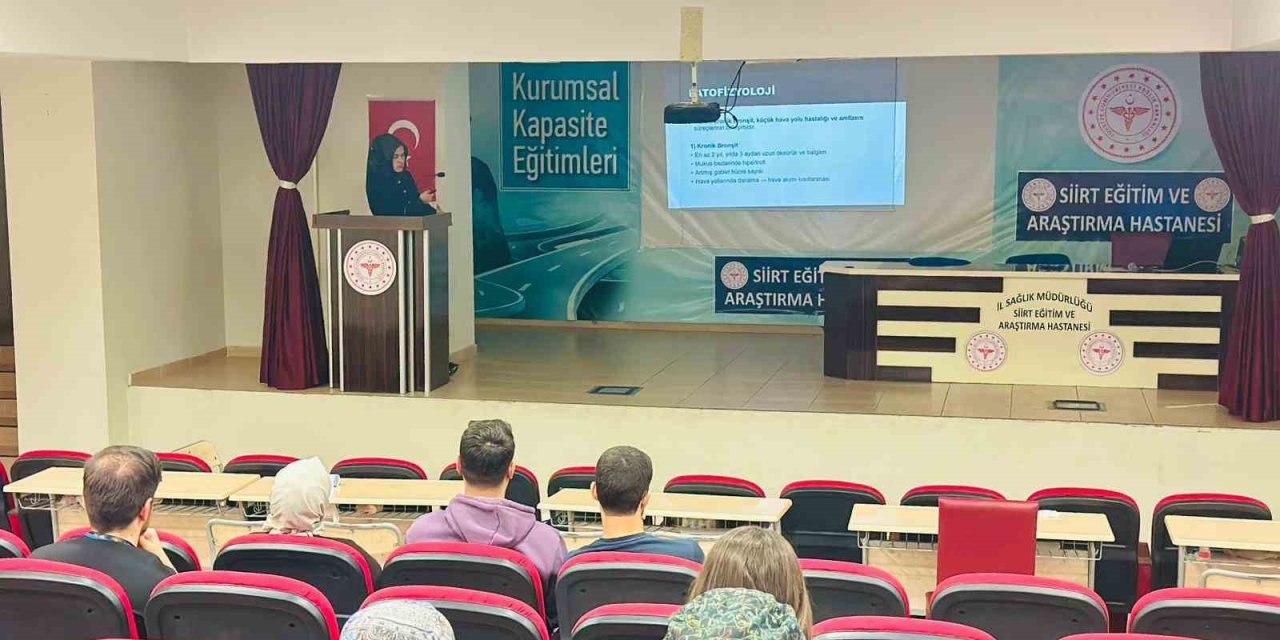 Siirt’te KOAH hastalığı üzerine eğitim programı düzenlendi