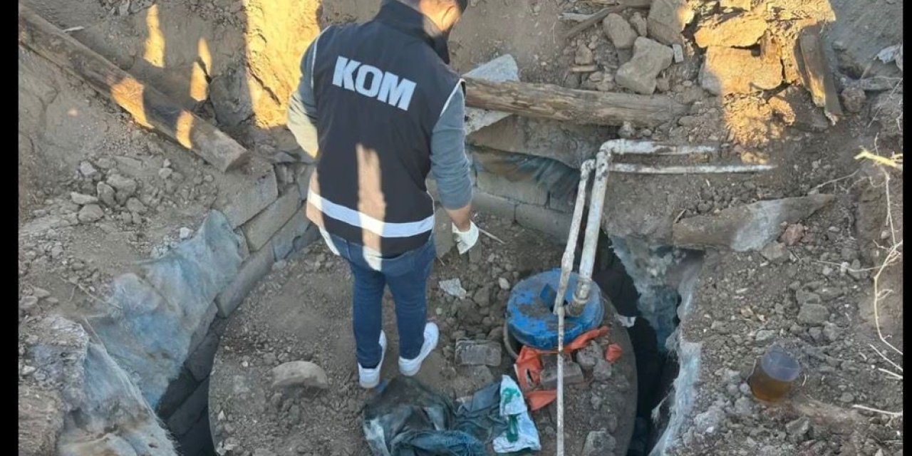 Ağrı’da 3 bin 562 litre kaçak motorin ele geçirildi