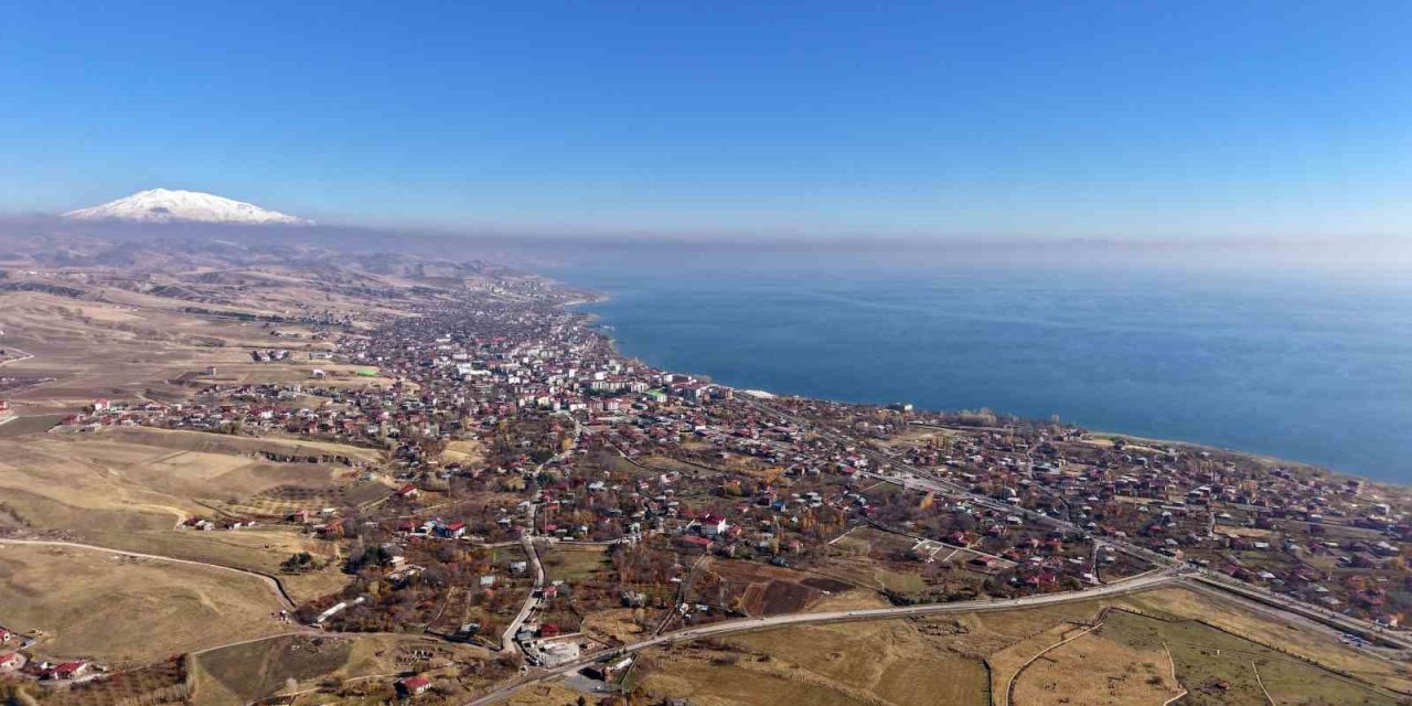 Ahlat, havadan böyle görüntülendi