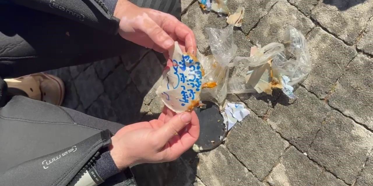 Diyarbakır'da itfaiye ekipleri baraj dibini temizlerken neye uğradıklarını şaşırdılar