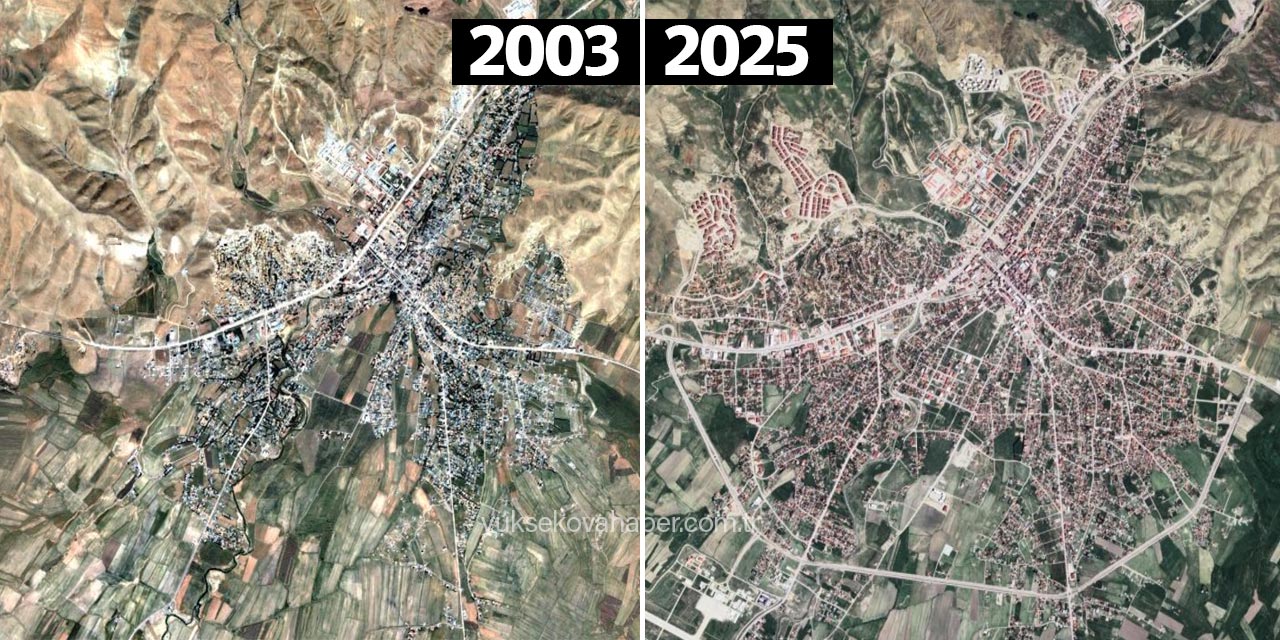 Yüksekova'nın 22 yıldaki değişimi