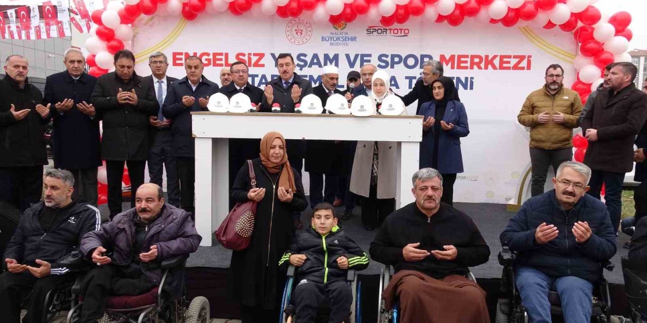 Malatya’da ’Engelsiz Yaşam ve Spor Merkezi’ 2. etabının temeli atıldı