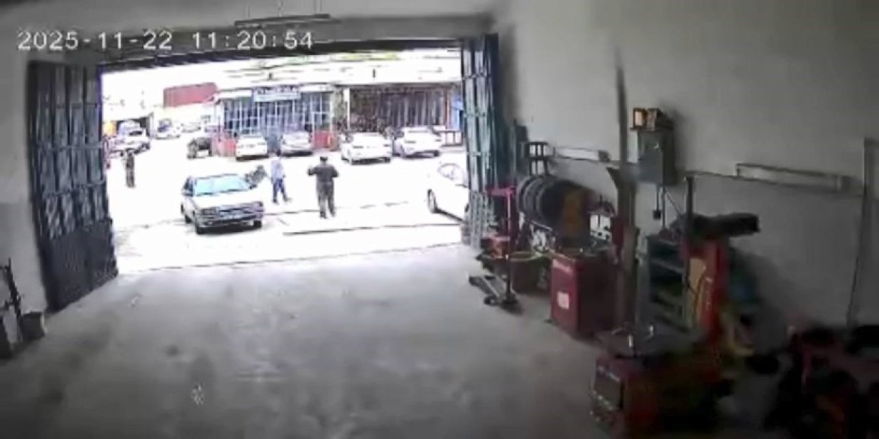 Elazığ’da motosiklet kazası güvenlik kameralarında