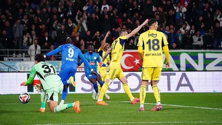 Çaykur Rizespor - Fenerbahçe: 2-5
