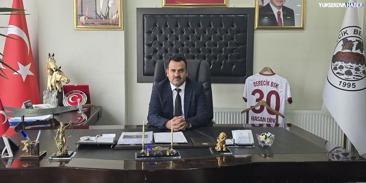 Derecik Belediye Başkanı Hasan Dinç’ten 24 Kasım Öğretmenler Günü mesajı