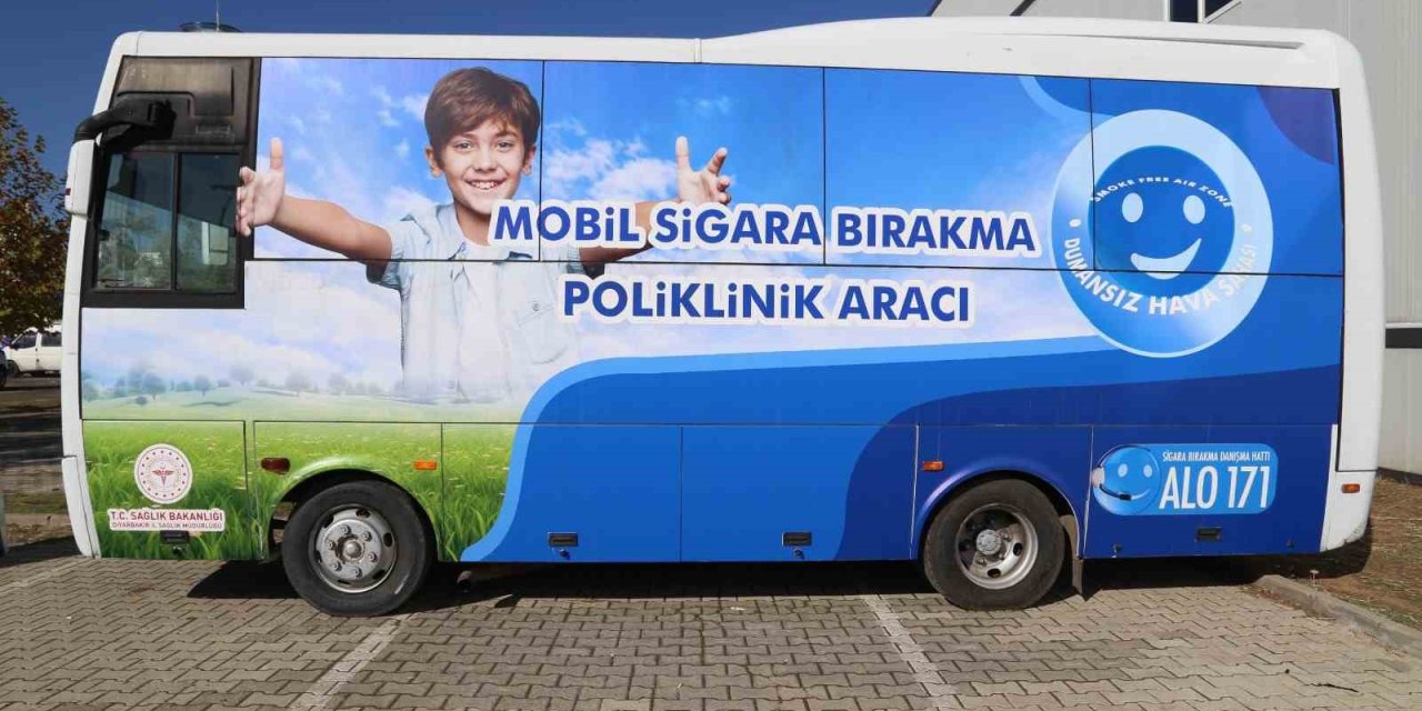 Diyarbakır’da mobil sigara bırakma polikliniği hizmete başladı