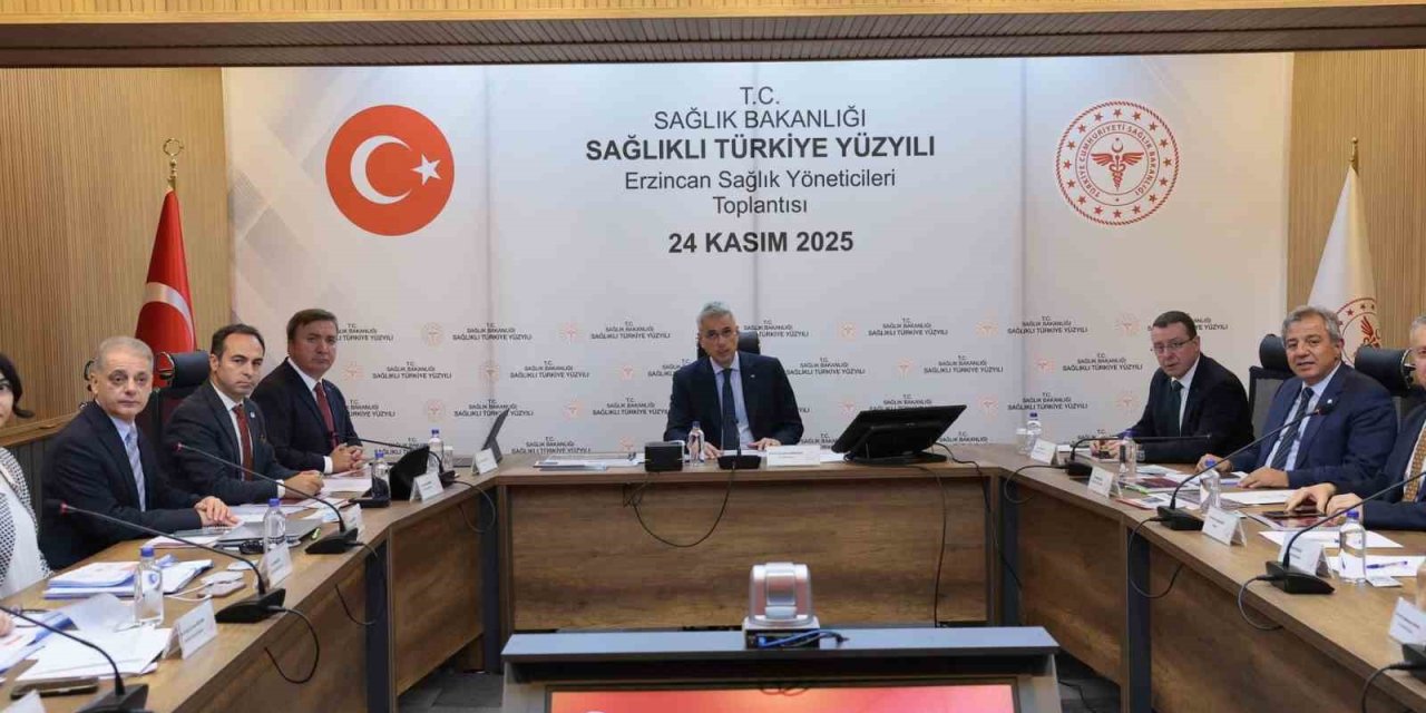 Erzincan’da sağlık yöneticileri toplantısı yapıldı