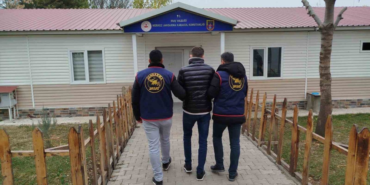 Muş’ta dolandırıcılık suçundan aranan kişi yakalandı