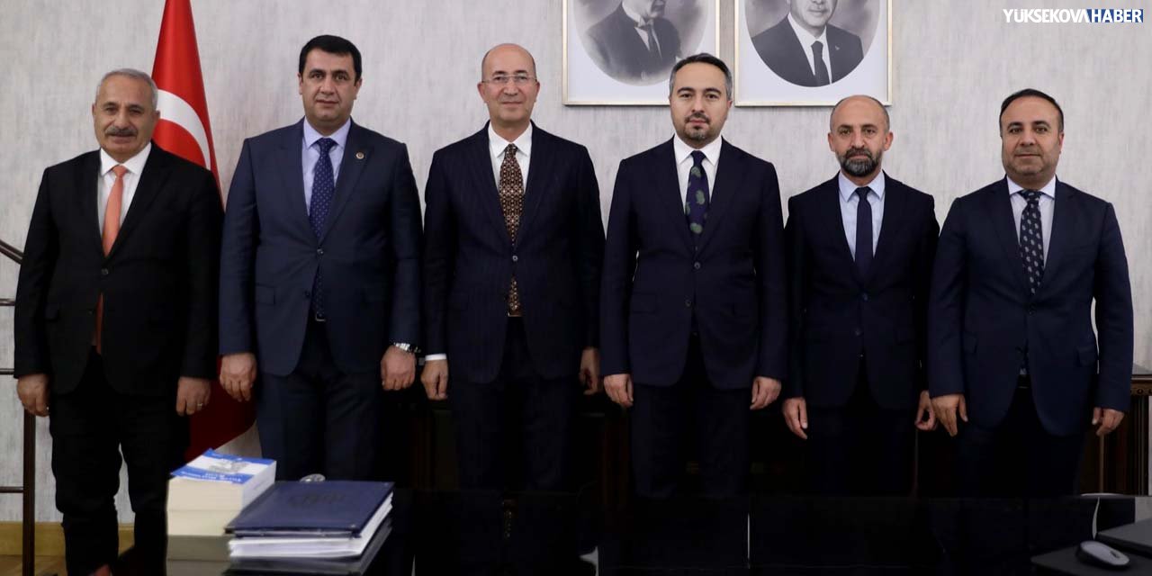 Bakan Yardımcısı Demirtalp, Hakkari’den 5 Belediye Başkanını kabul etti