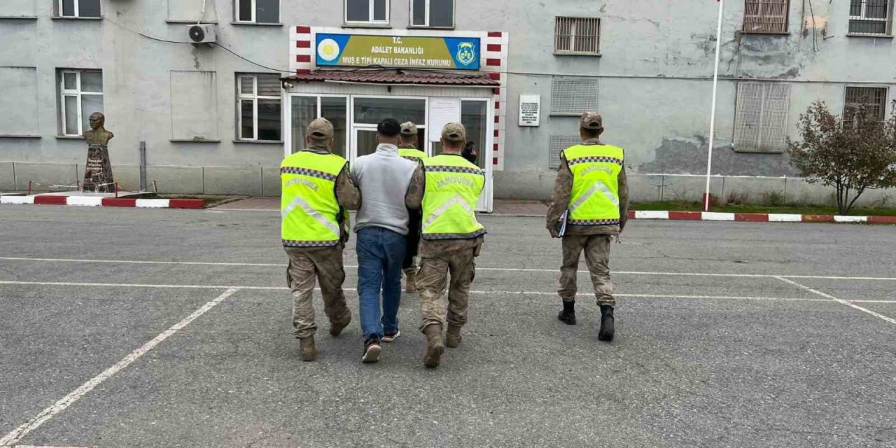 Muş’ta aranan hükümlü jandarmanın devriyesine takıldı
