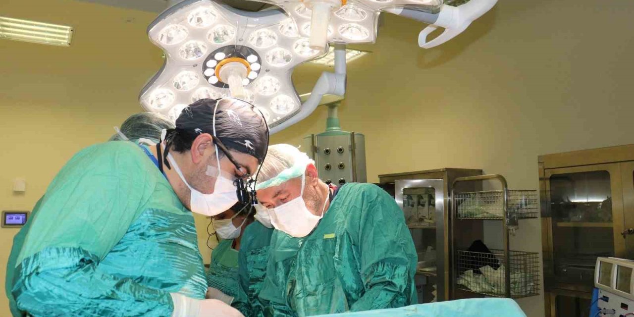 Hasta kadının karnından 15 kilo tümör çıkarıldı