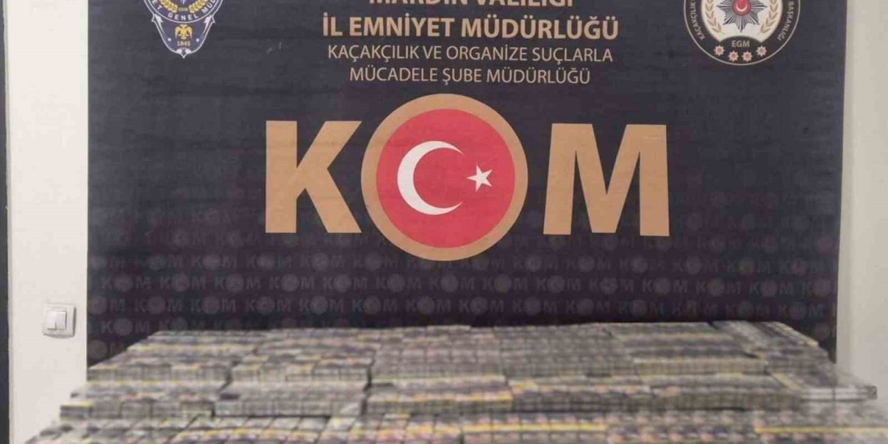 Mardin’de kaçakçılık operasyonunda 2 bin 290 paket sigara yakalandı