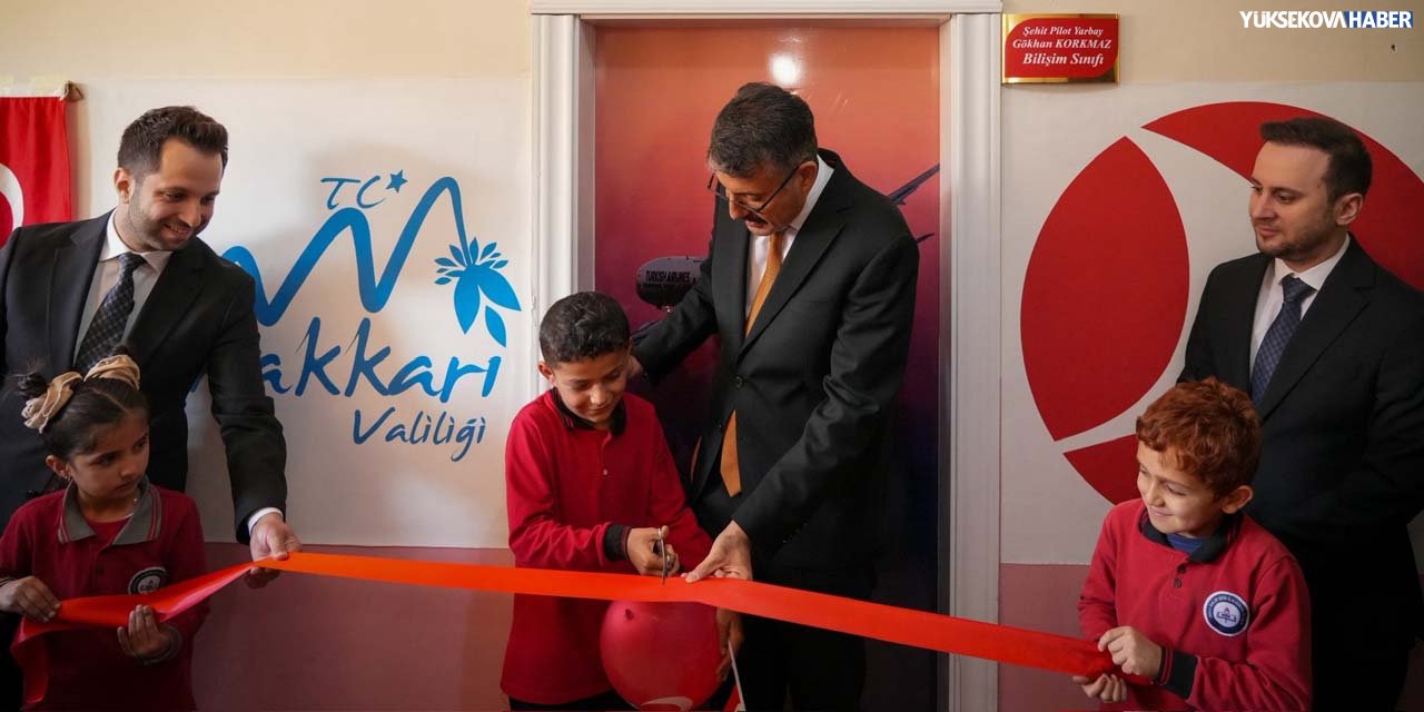 THY çalışanları Hakkari’de bilişim ve zekâ oyunları sınıfları açtı