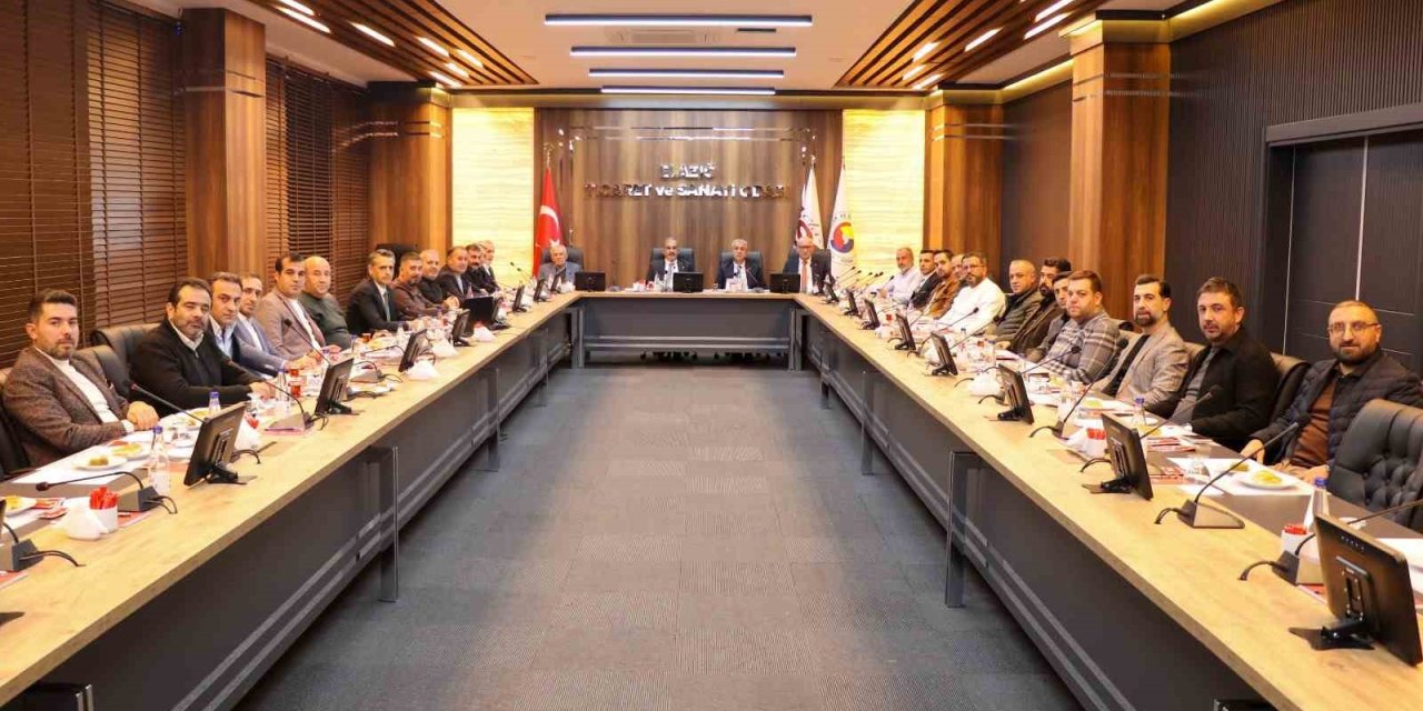 Elazığ TSO meclis toplantısında buluştu