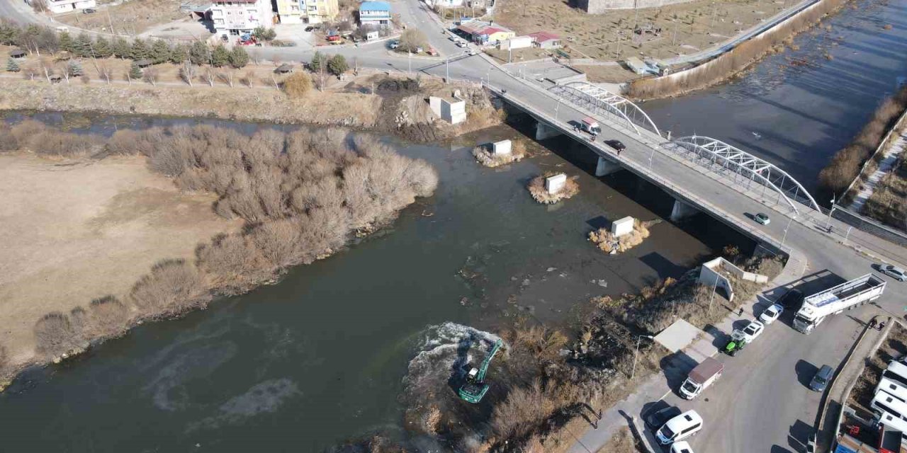 Ardahan Kura Nehri’nde temizlik çalışması