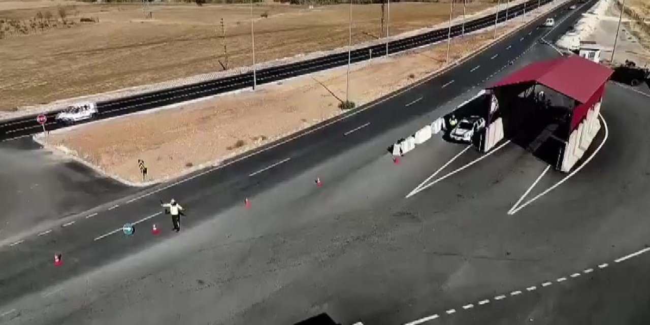 Batman Gercüş’te dron destekli trafik denetimi