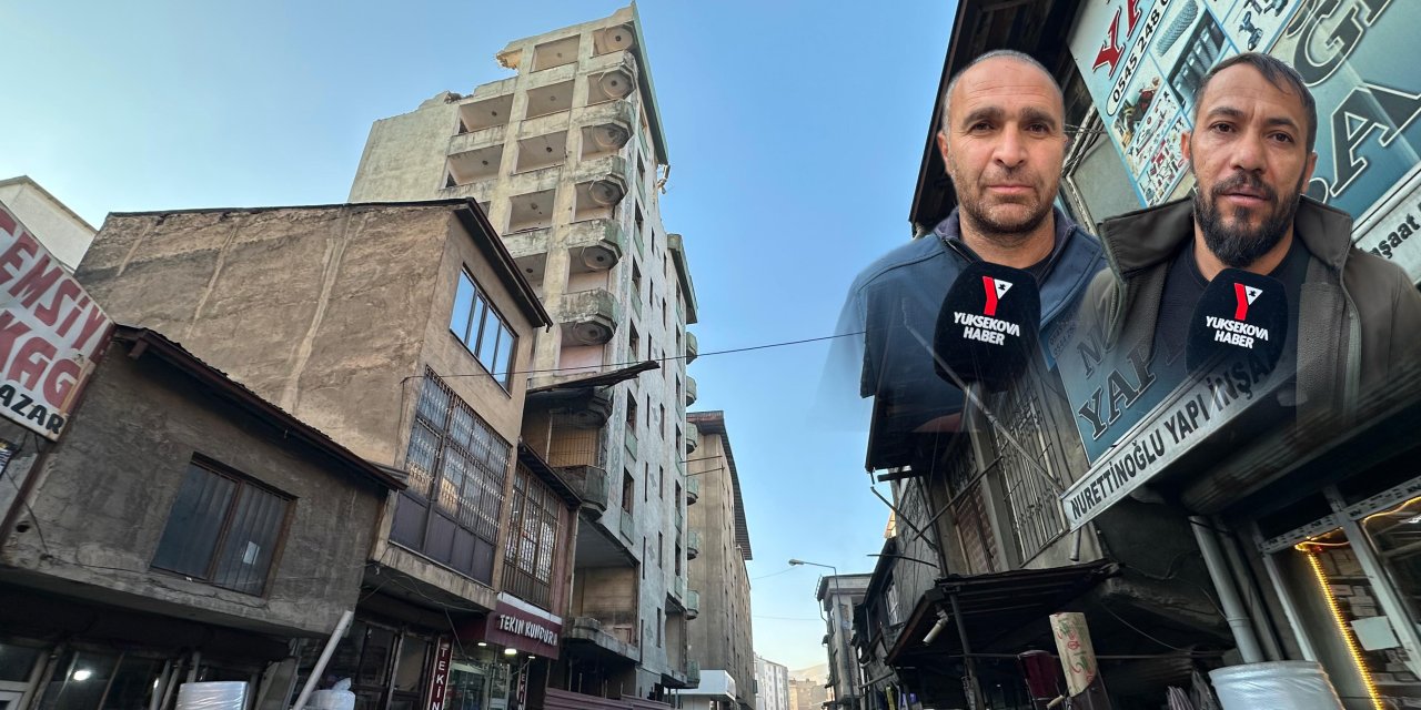 Yüksekova’da yarım kalan yıkım çalışması endişe yaratıyor