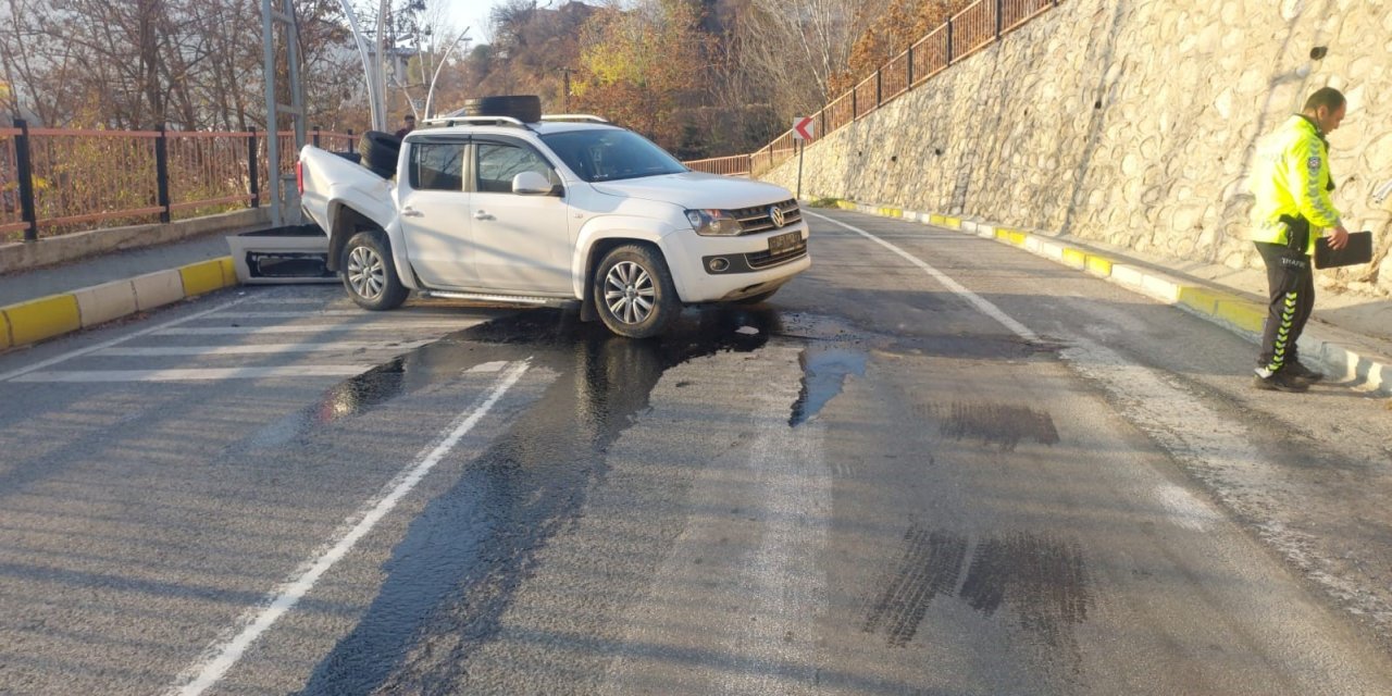 Tunceli’de kaza: 4 yaralı