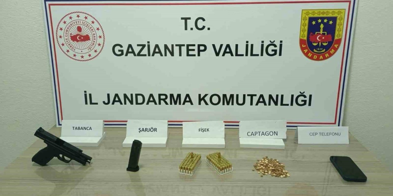 Gaziantep’te 200 adet captagon hap ele geçirildi: 1 kişi tutuklandı