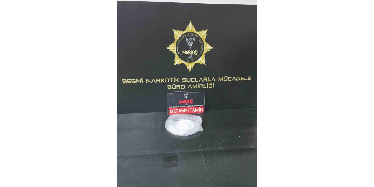 Besni’de uyuşturucu operasyonuna 2 kişi tutuklandı