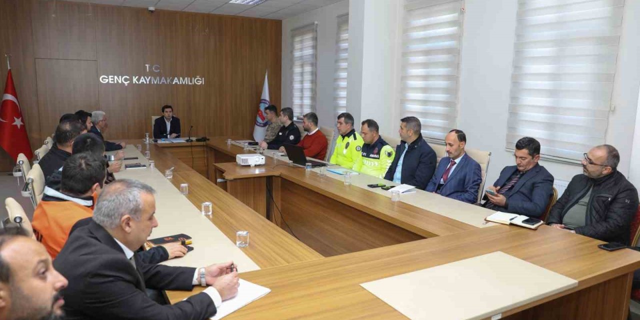 Genç’te kış tedbirleri görüşüldü