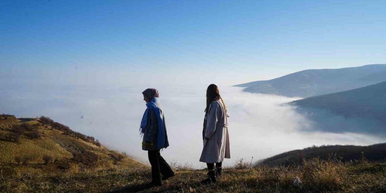 Muş’ta sis ovayı kapladı