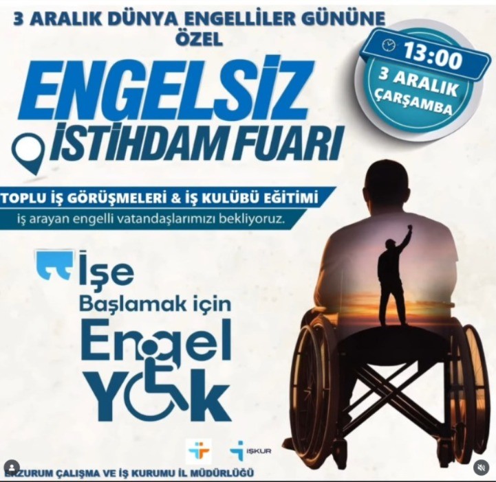 Engelsiz İstihdam Günleri Erzurum’da