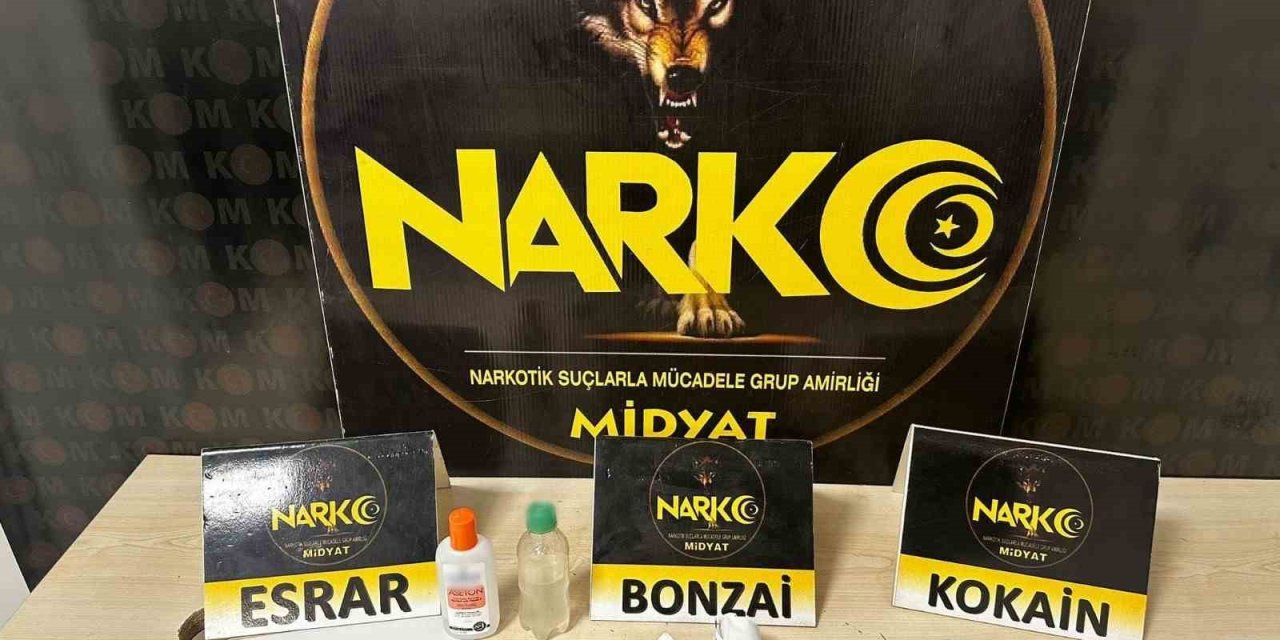 Mardin’de uyuşturucu operasyonu: 3 kişi yakalandı