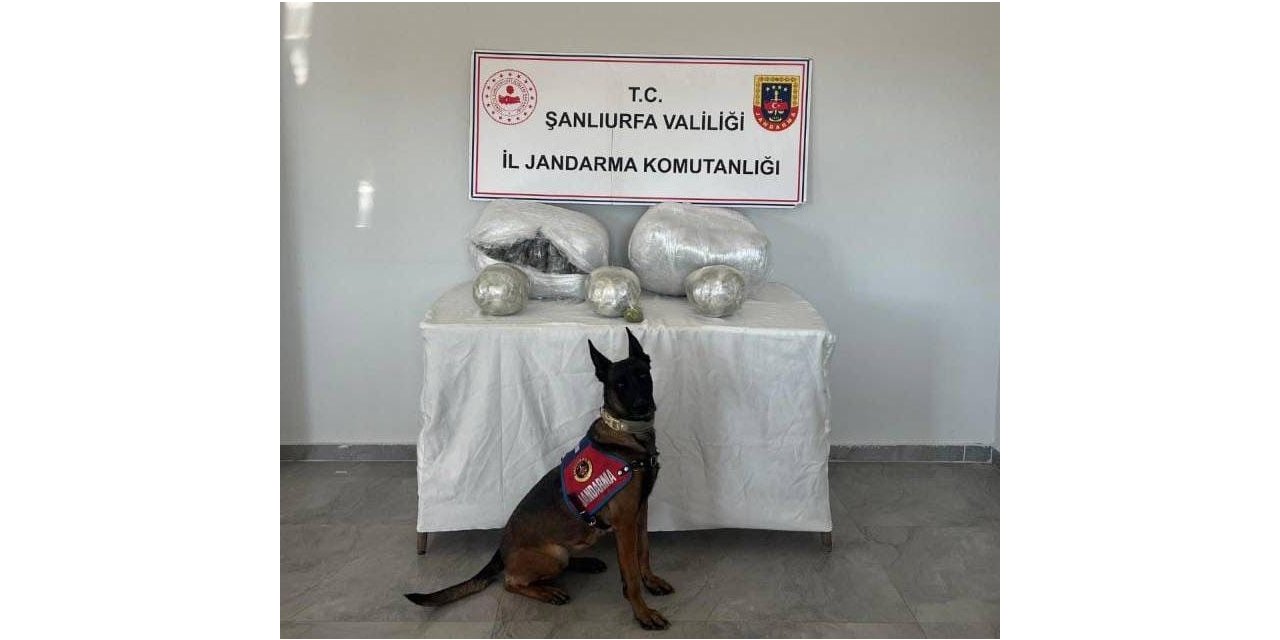 Şanlıurfa’da 25 kilogram uyuşturucu madde ele geçirildi