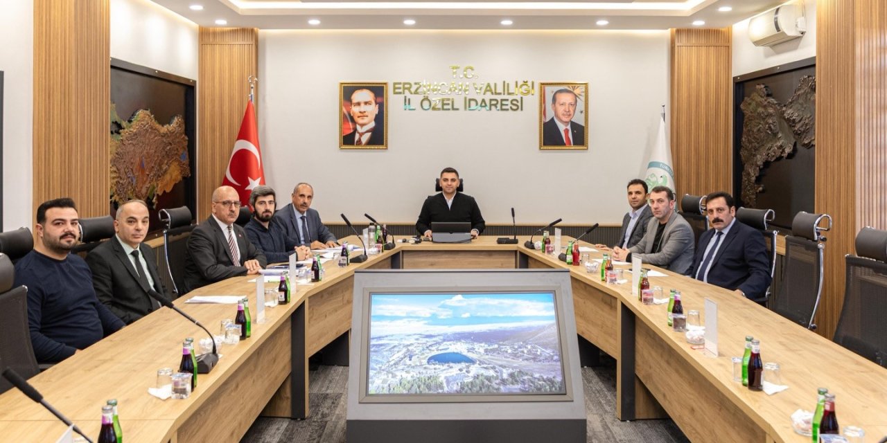 Erzincan İl Özel İdaresinde Encümen toplantısı yapıldı