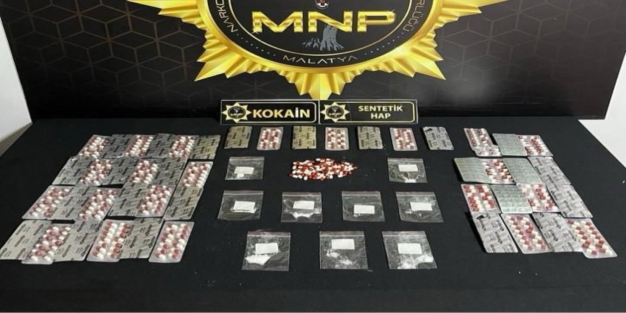 Malatya’da uyuşturucu operasyonu: 3 kişi tutuklandı