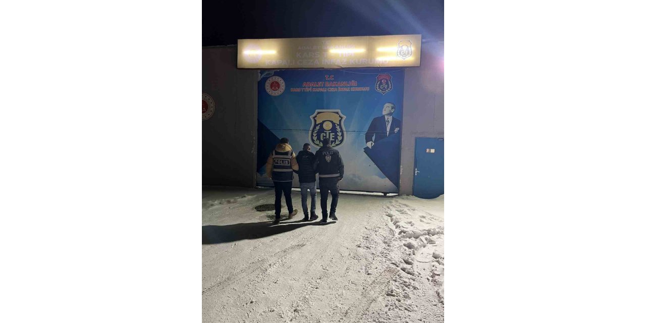 Sarıkamış’ta 15 yıl hapis cezası olan şahıs yakalandı