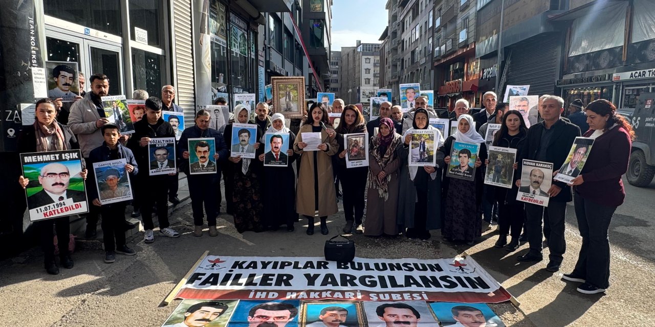 İHD ve kayıp yakınları Rojhat Özdel için adalet istedi