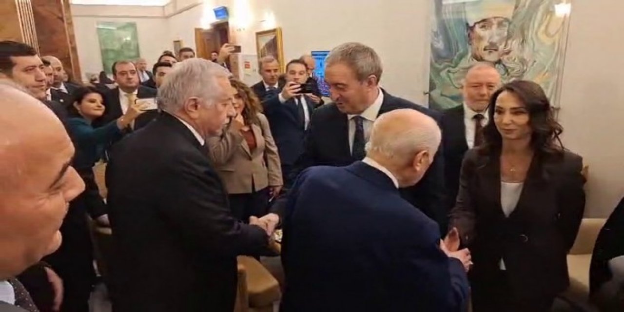 Bahçeli’den DEM Parti eş genel başkanlarına tebrik ziyareti