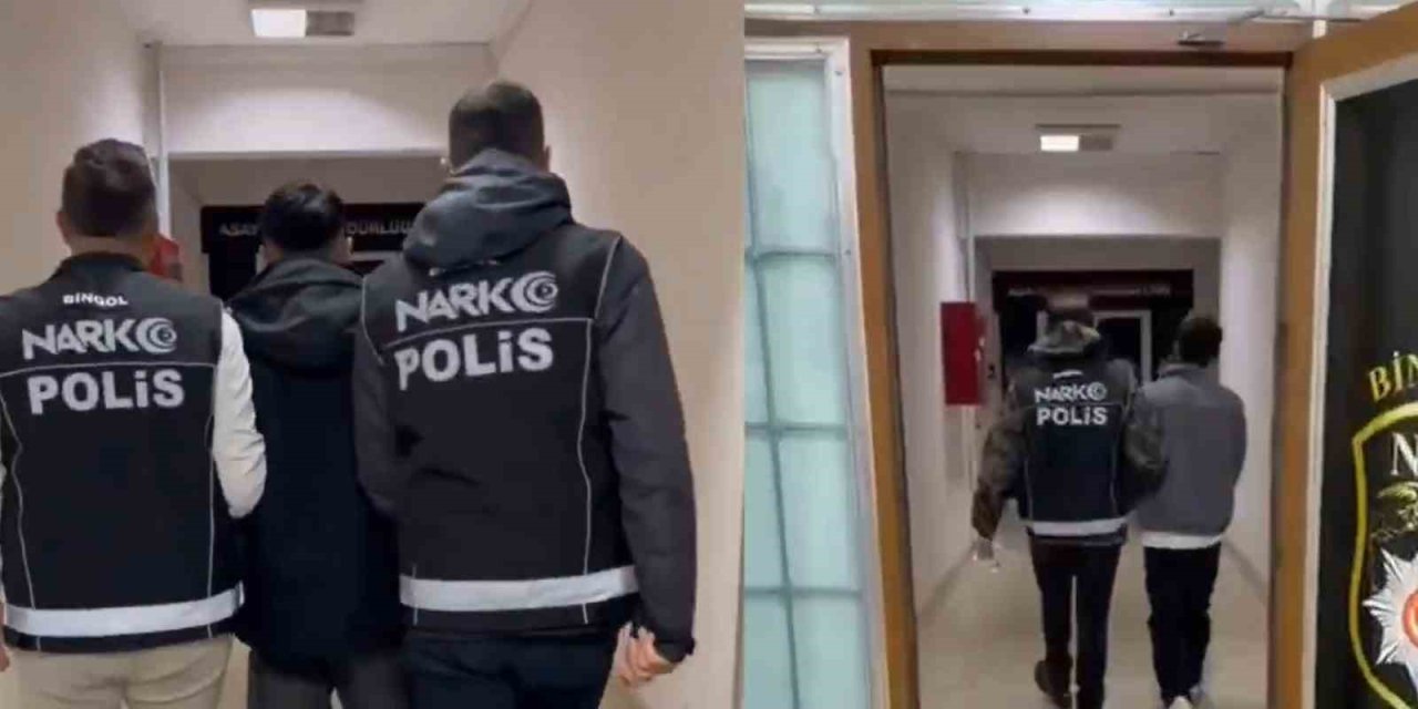 Bingöl’de uyuşturucuyla mücadele kapsamında 2 şüpheli tutuklandı