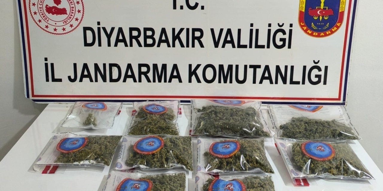 Diyarbakır’da 25 kilo esrar yakalandı
