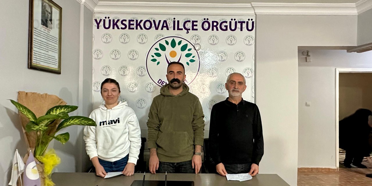 Yüksekova’da DEM Parti İlçe Örgütü’nden “Barış ve Demokratik Toplum” buluşmasına davet