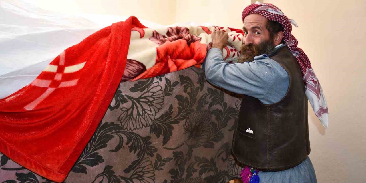 Misafir odasını bal arılarına ayırdı