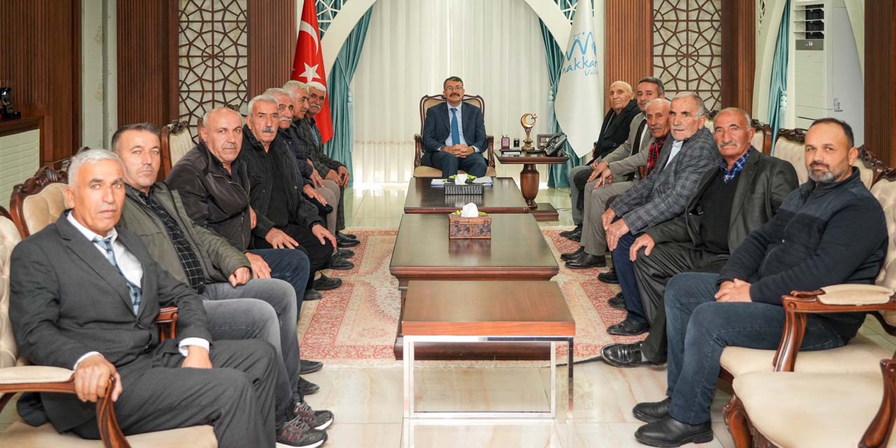 Suüstü (Şakitan) köyü sakinlerinden Vali Çelik’e ziyaret