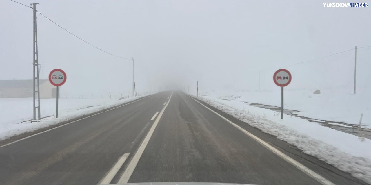 Yüksekova’da sis nedeniyle İstanbul uçuşu iptal edildi