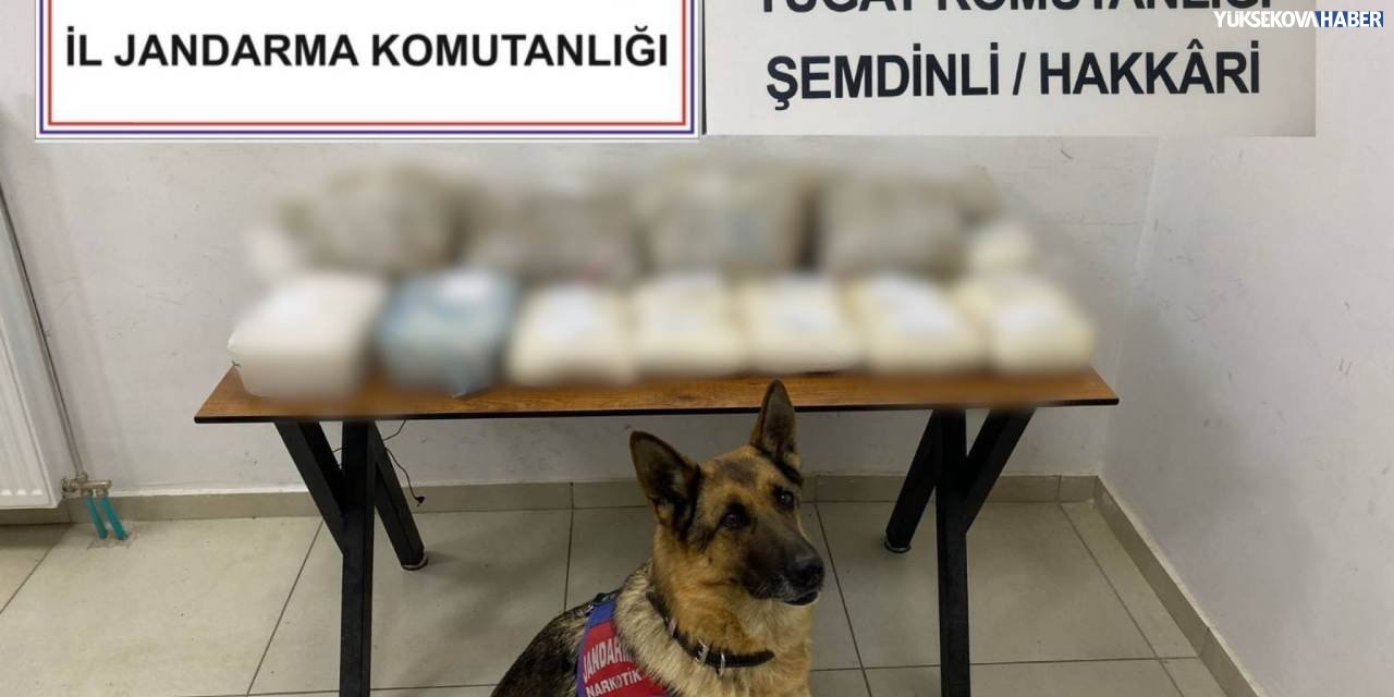 Şemdinli’de 23 kilo 650 gram uyuşturucu ele geçirildi