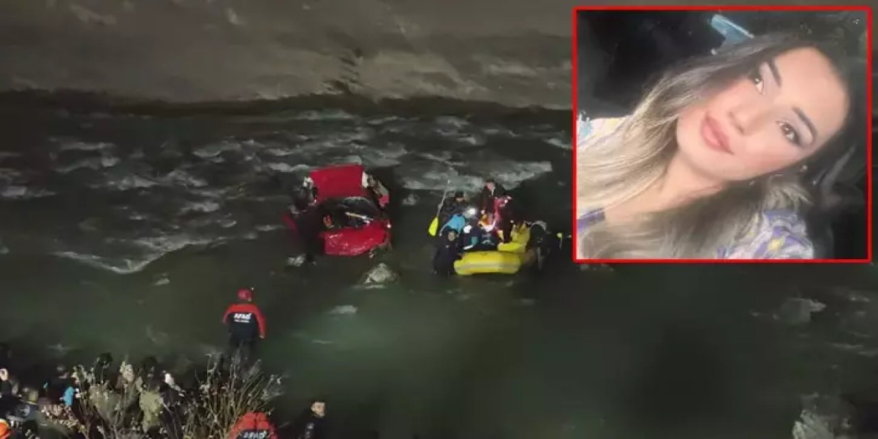 Zap Suyu’na yuvarlanan aracın sürücüsü Suden Ezgi, kurtarılamadı