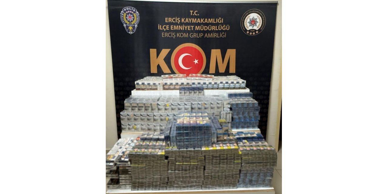 Van’da 2 bin 290 paket kaçak sigara yakalandı