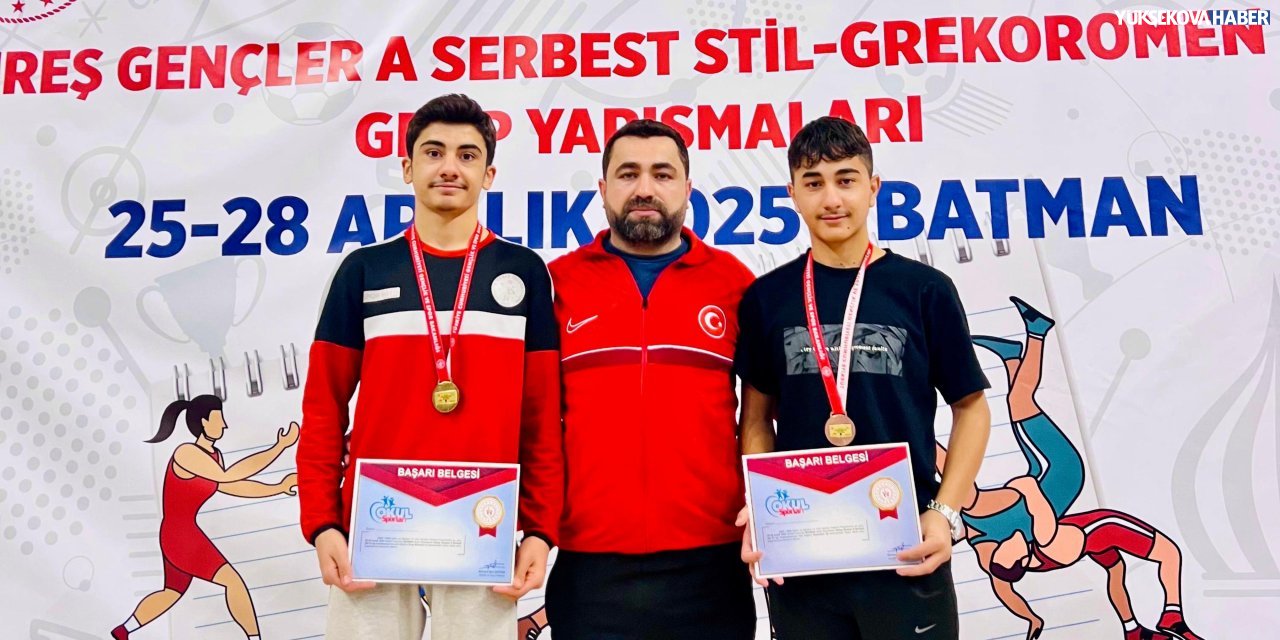 Yüksekovalı güreşçiler Batman’dan derecelerle döndü: Hedef Türkiye ve dünya şampiyonluğu