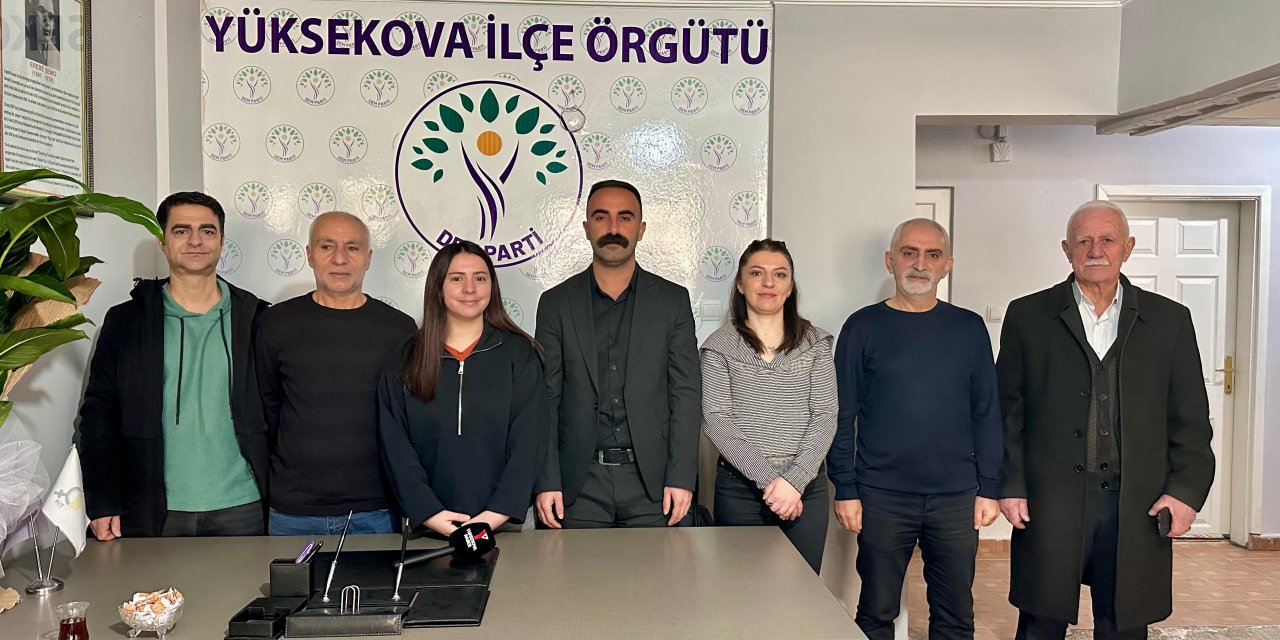Yüksekova DEM Parti’den yeni yıl mesajı
