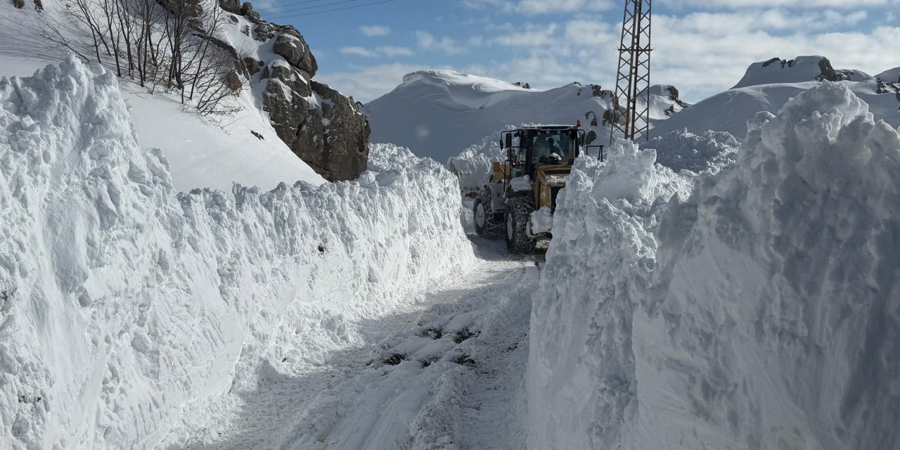 Hakkari’de 287 yerleşim yerinin yolu açıldı