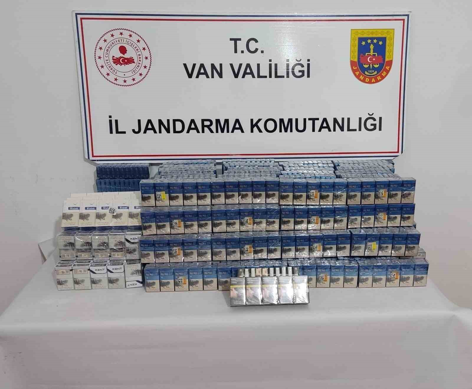 Van’da kaçak sigara yakalandı